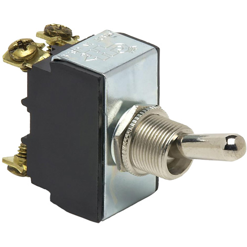 DPST Standard Heavy-Duty 4-Terminal Toggle Switch Duraquip Inc