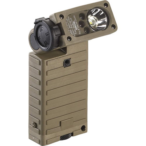 Lampe militaire haute puissance &agrave; deux carburants Sidewinder X avec t&ecirc;te basculante, DEL, 275 lumens, Piles AA Duraquip Inc