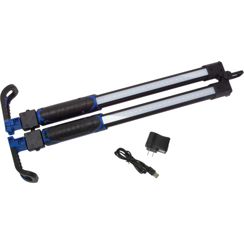 Foldable Underhood Work Light, Hook, Rechargeable, 1400 Lumens Duraquip Inc
