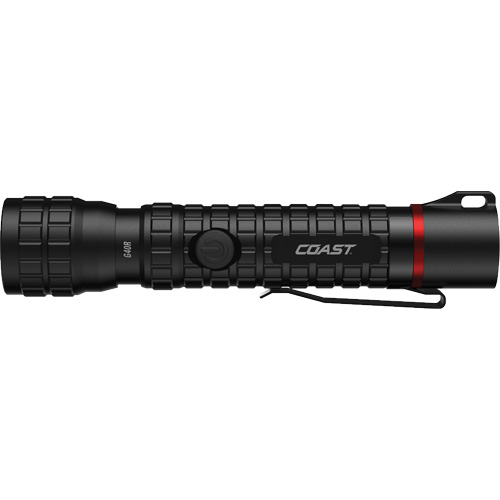Lampe de poche &eacute;tanche G40R avec mise au point par rotation, DEL, 650 lumens, Piles Rechargeable Duraquip Inc