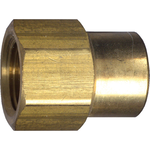 Reduced Pipe Coupling, Brass, 1/2" x 3/8" Duraquip Inc