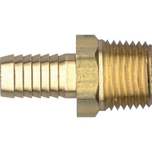 Raccord cannel&eacute; pour tuyau m&acirc;le 3/8", Laiton Duraquip Inc