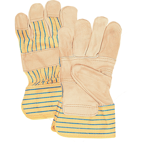 Fitters Patch Palm Gloves, X-Large, Grain Cowhide Palm, Cotton Inner Lining Duraquip Inc