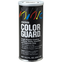 Rev&ecirc;tement de caoutchouc robuste Color Guard, Rouge, 14,5 oz liq., Canette Duraquip Inc