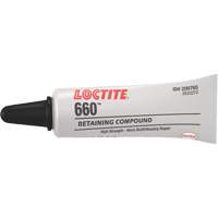Compos&eacute; de retenue pour r&eacute;paration ajust&eacute; &agrave; la presse Quick Metal 660, 6 ml, Tube, Argent Duraquip Inc
