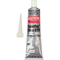 Scellant adh&eacute;sif &agrave; la silicone Superflex RTV, Tube, Transparent Duraquip Inc