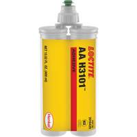 Adh&eacute;sif structural AA H3101, Deux composants, Cartouche double, 400 ml, Blanc Duraquip Inc