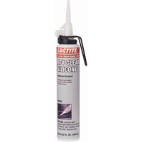 Superflex RTV Silicone Adhesive Sealant, Cartridge, Clear Duraquip Inc