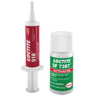 Scellant &agrave; collerettes 518, Seringue, Rouge Duraquip Inc
