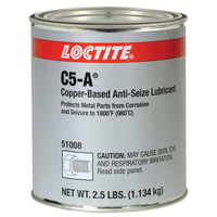 Loctite&reg; 8008 C5-A Copper Anti-Seize Lubricant, 2.5 lbs., Can, 1800°F (982°C) Max Temp. Duraquip Inc