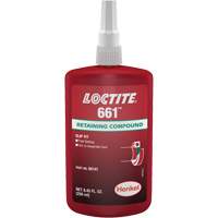 Compos&eacute; de retenue Loctite 661, 250 ml, Bouteille, Jaune Duraquip Inc