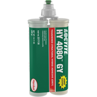 HY 4080 GY Structural Repair Hybrid Adhesive, Two-Part, Dual Cartridge, 400 g, Grey Duraquip Inc