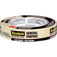 Ruban-cache &agrave; usage g&eacute;n&eacute;ral 2020 Scotch 2020, 24 mm (1") x 55 m (180'), Havane Duraquip Inc