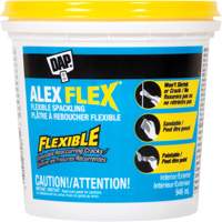 Plâtre à reboucher flexible Alex Flex<sup>MD</sup>, 946 ml, Contenant en plastique AG774 | Duraquip Inc