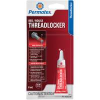 Permanent Strength Threadlocker, Red, High, 6 ml, Tube AH114 | Duraquip Inc