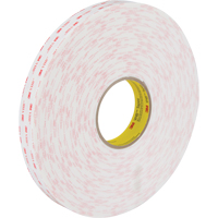 VHB Tape 4950, 33 m (108') L x 25.4 mm (1") W, 45 mils, Acrylic Duraquip Inc