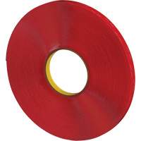 VHB Tape, 33 m (108') L x 12 mm (1/2") W, 40 mils, Acrylic Duraquip Inc