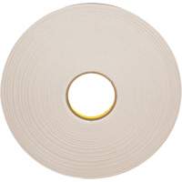 Ruban double face en mousse, 66 m (216') lo x 12,7 mm (1/2") la, 31 mils, Poly&eacute;thyl&egrave;ne Duraquip Inc