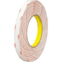 Ruban double face en textile 9456, 25,4 mm (1") x 66 m (216'), Transparent Duraquip Inc