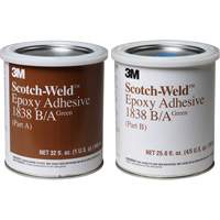 Scotch-Weld Adhesive, 32 fl. oz., Pail, Two-Part, Green Duraquip Inc