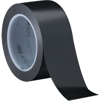 Ruban en vinyle 471, 12 mm (1/2") la x 32,9 m (108') lo, 5,3 mils, Noir Duraquip Inc
