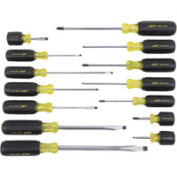 JKS-14S Cushion Grip Screwdriver Set, 14 Pcs. Duraquip Inc