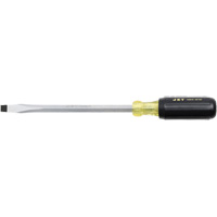 JKSS-8 Slot Screwdriver, 3/8" Tip, Square, 8" L, Cushion Grip Handle Duraquip Inc
