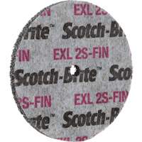 Meule homog&egrave;ne Scotch-Brite EXL, 3" x 1/2", Arbre de 1/4" Duraquip Inc
