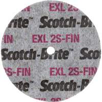 Meule homog&egrave;ne Scotch-Brite EXL, 3" x 1/2", Arbre de 1/4" Duraquip Inc