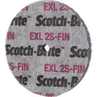Meule homog&egrave;ne Scotch-Brite EXL, 3" x 1/2", Arbre de 1/4" Duraquip Inc