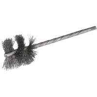 Ensemble de brosses internes &agrave; fils m&eacute;talliques ondul&eacute;s HeliTuf, 3/8" dia. x 1" l, 3-1/2" longueur hors tout Duraquip Inc