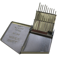 Jobber Length Drill Set, 20 Pieces, High Speed Steel Duraquip Inc