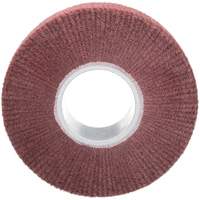 Brosse &agrave; lamelle de finition Scotch-Brite, Oxyde d'aluminium, Grain Fin, 8" x 2" x 3" Duraquip Inc