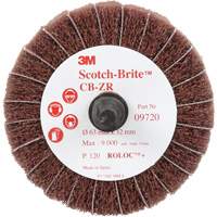 Disque combin&eacute; Scotch-Brite, 2-1/2" dia., Grain 120, Oxyde d'aluminium Duraquip Inc