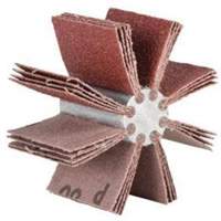 Plain Flap B-830 Bore Polisher, Aluminum Oxide, 60 Grit, 6-3/4" x 1-1/2" Duraquip Inc