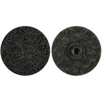 Non-Woven Quick-Change Discs, 2" Dia., Extra Coarse Grit, Aluminum Oxide Duraquip Inc