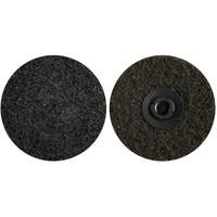 Non-Woven Quick-Change Discs, 3" Dia., Extra Coarse Grit, Aluminum Oxide Duraquip Inc