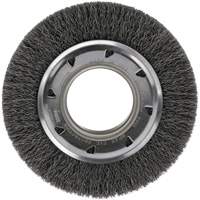 MEULE CIRC,FIL CREPE,4-1/4",.0118X5/8"X2", 4-1/4" dia., Fils 0.012, Arbre 2" Duraquip Inc