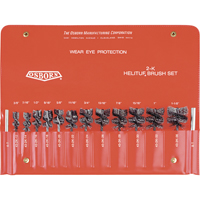 Ensemble de brosses internes &agrave; fils m&eacute;talliques ondul&eacute;s HeliTuf Duraquip Inc