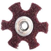 Abrasotex Surface Preparation Star, 3" Dia., Medium Grit, Aluminum Oxide Duraquip Inc