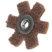 Abrasotex Surface Preparation Star, 1-1/2" Dia., Coarse Grit, Aluminum Oxide Duraquip Inc