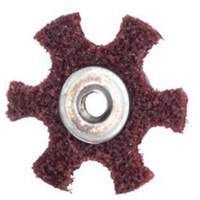 Abrasotex Surface Preparation Star, 2" Dia., Medium Grit, Aluminum Oxide Duraquip Inc
