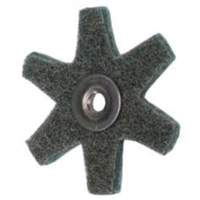 Abrasotex Surface Preparation Star, 2" Dia., Very Fine Grit, Aluminum Oxide Duraquip Inc