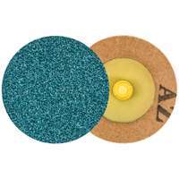 TWIST TOPCUT Sanding Disc, 2" Dia., 50 Grit, Zirconium Duraquip Inc