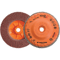 Disque &agrave; lamelles Enduro-Flex, 4-1/2" x 5/8"-11, Type 27, Grain 40, Alumine de zirconium Duraquip Inc