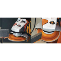 Disque &agrave; lamelles Enduro-Flex, 4-1/2" x 5/8"-11, Type 27, Grain 40, Alumine de zirconium Duraquip Inc