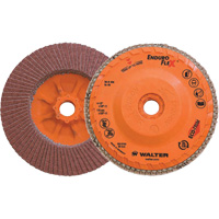 Enduro-Flex Flap Disc, 4-1/2" x 5/8"-11, Type 27, 60 Grit, Zirconia Alumina Duraquip Inc