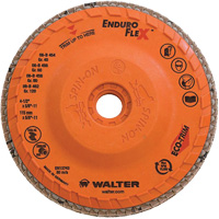 Enduro-Flex Flap Disc, 4-1/2" x 5/8"-11, Type 27, 120 Grit, Zirconia Alumina Duraquip Inc