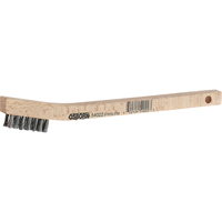 Petites brosses de nettoyage, Laiton, 3 x 7 rangs de fils, Longueur 7-3/4" Duraquip Inc