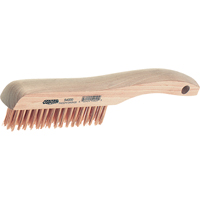 Brosse &agrave; manche en patin, Acier, 4" X 16" rangs de fils, Longueur 10" Duraquip Inc